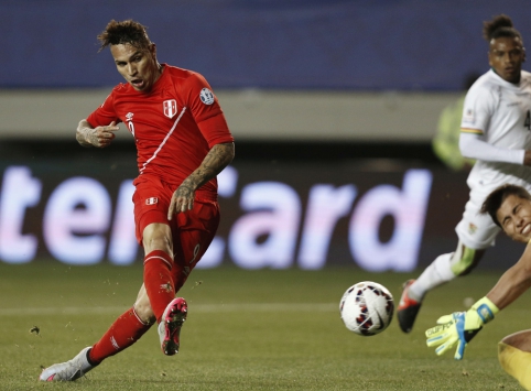 "Copa America": Peru į pusfinalį išvedė snaiperis P.Guerrero