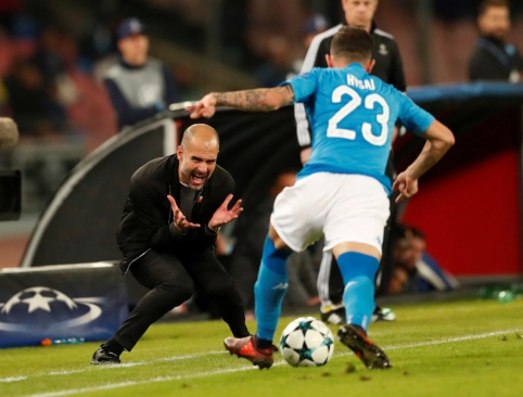 ČL: "Napoli" - "Man City"