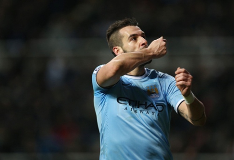 "Man City" striker A.Negredo broke his leg and will be sidelined for several months.