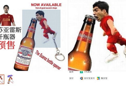 Opening beer bottles with L. Suarezo's teeth is suggested in China.