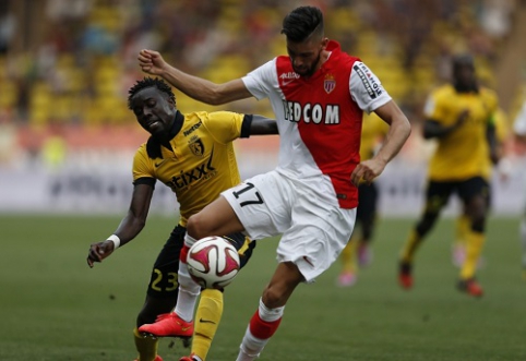 "Monaco" and "Lille" shared a point