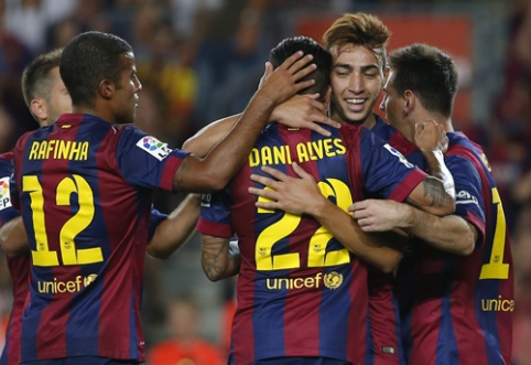 "Barcelona" "Primera" began with an easy victory