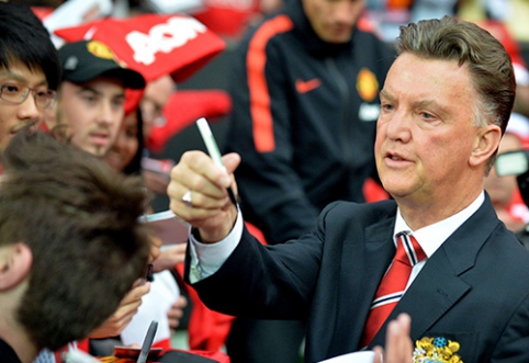 Before the start of the season, L. van Gaal does not feel anxious about offensive injuries (VIDEO)