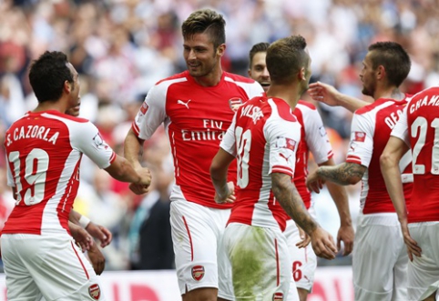 "Arsenal" footballers crushed "Man City" and won the "Community Shield" trophy (PHOTO, VIDEO)