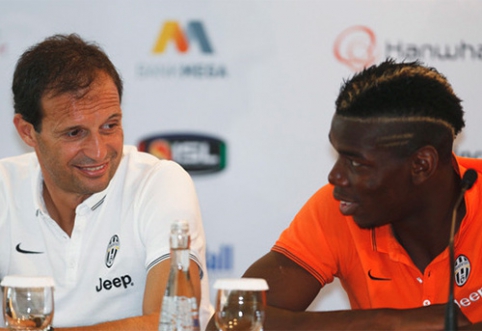 P. Pogba quickly found a common language with M. Allegri