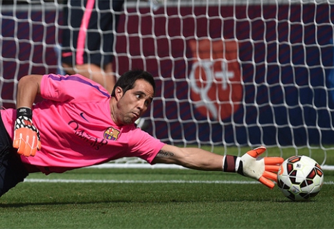 C. Bravo saves "Barcelona" gates in Primera are still "dry"