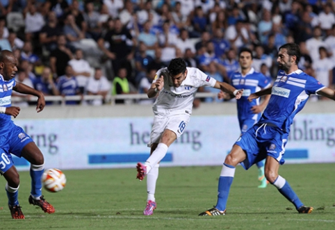 Results of the first round of the UEFA Europa League (Groups A-F)