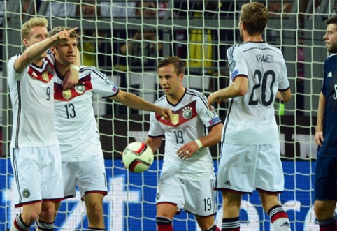 EURO 2016 qualifiers - not an easy German victory and R.Lewandowski's poker (VIDEO)