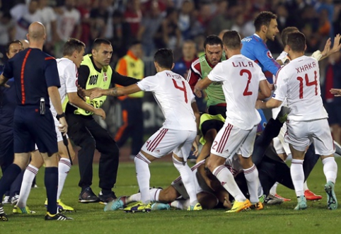 UEFA awarded technical victory to Serbs over Albanians