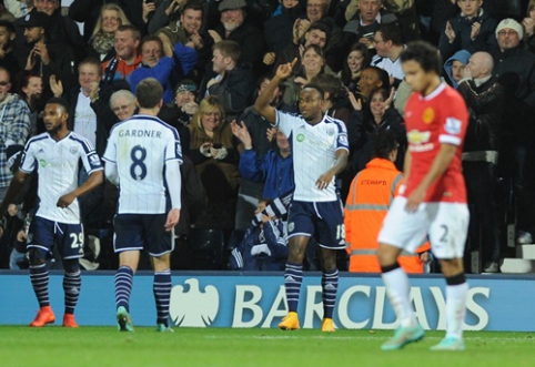 "At the end of the match, "Man Utd" snatched a draw against "West Brom" (VIDEO)"