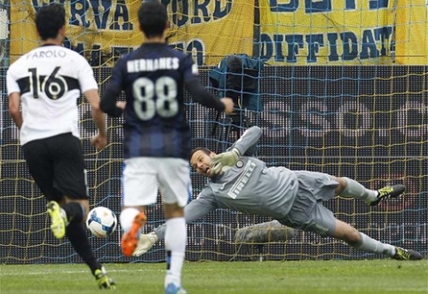 S. Handanovič becomes a terror for "Inter" rivals - saved the 6th penalty in a row.