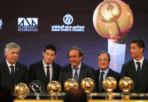 Madrid's "Real" team won almost all "Globe Soccer" awards