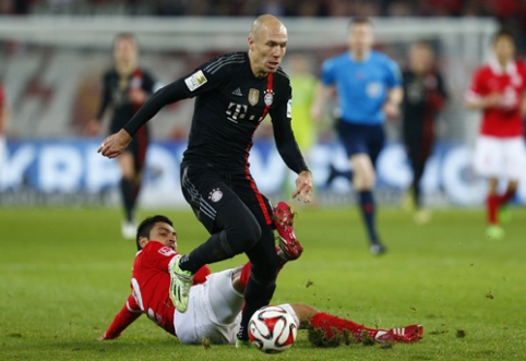 A. Robben's goal at the end of the match secured victory for Bayern against Mainz (VIDEO)