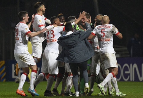 In the French League Cup "Monaco" defeated "Lyon" after a series of penalties (all results)