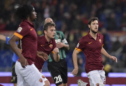 In the tenth minute, "Roma" took a point from "Sassuolo" (VIDEO)