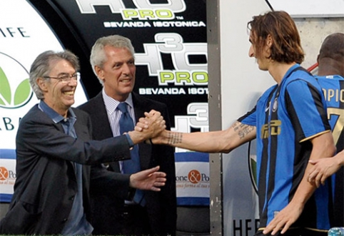 M. Moratti: about unsuccessful predictions of Z. Ibrahimović and an attempt to buy E. Cantona