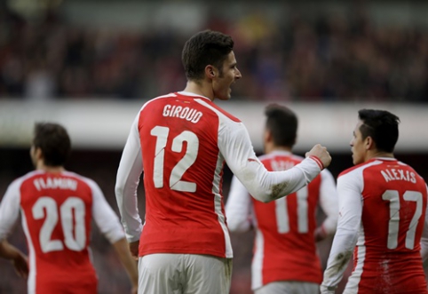 "Arsenal" footballers - in the FA Cup quarterfinals (VIDEO)