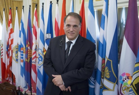 "Primera" president J. Tebas is worried about the future of Spanish football.