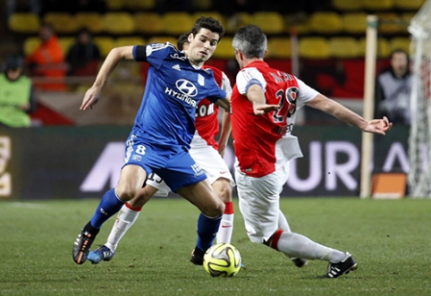 "Saint Etienne" suffered a defeat in France, while "Monaco" and "Lyon" parted ways peacefully.