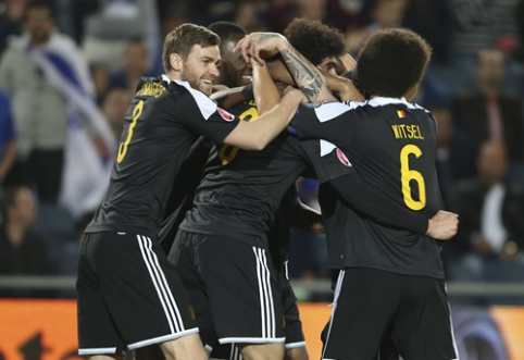 EURO 2016 qualifiers: Belgians beat Israel by a narrow margin (VIDEO)