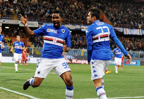 In Italy "Sampdoria" defeated "Cagliari", while "Milan" released a victory against "Hellas".