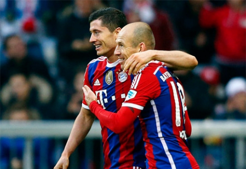 The season of A.Robben is over, R.Lewandowski is preparing to play with a mask.