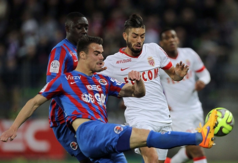 "Monaco" crushed "Caen" and climbed to third place