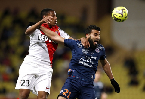 "Monaco" played an equal game with "Montpellier" at home.