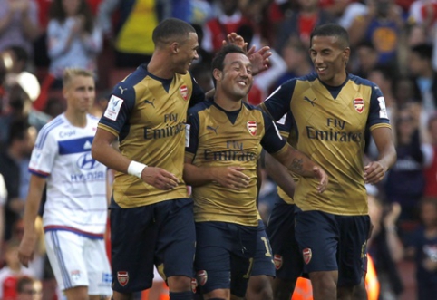 In friendly match - "Arsenal" team's goal show (VIDEO)