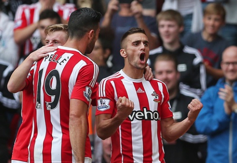 "Man Utd" lost to "Swansea", "Southampton" celebrated victory (VIDEO)