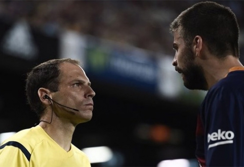 For the foul phrase assistant G. Pique could face a 12-match suspension