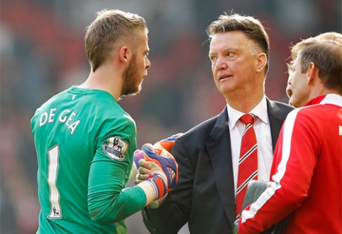 L. van Gaal: D. De Gea no longer wants to play for "Man Utd" club