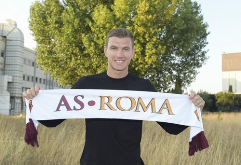 Official: E. Džeko loaned to "Roma" club