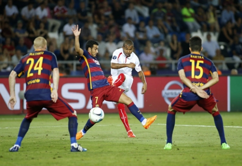 Incredible match Pedro's goal gifted "Barcelona" club UEFA Super Cup (VIDEO)