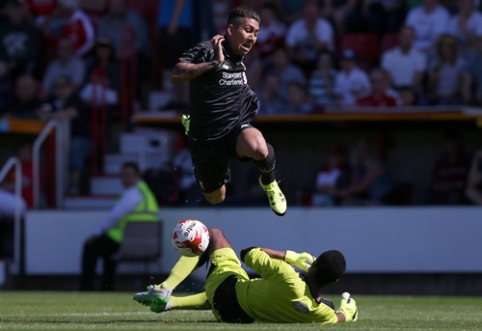 "Liverpool" newcomer R.Firmino scored a "hat-trick" in friendly matches (VIDEO)