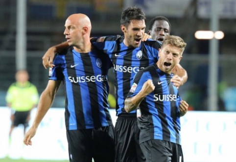 "Frosinone" secured their first victory, while "Sampdoria" lost to "Atalanta"