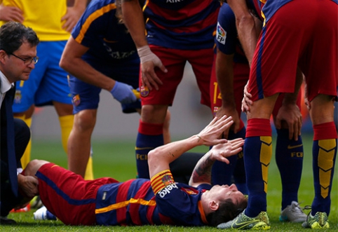 Hit "Barcelona" - L.Messi will not play for two months (PHOTOS, VIDEO)