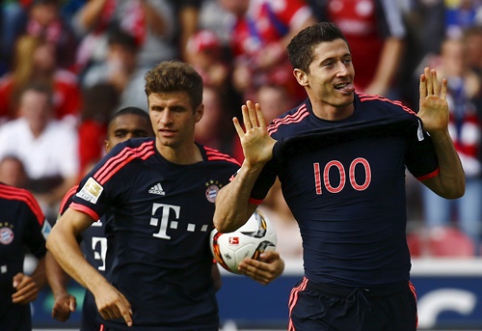 In Germany - two goals by R. Lewandowski and an easy "Bayern" victory (VIDEO)