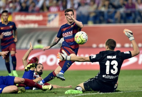 After moving on to the field, L. Messi snatched victory against "Atletico" (VIDEO)