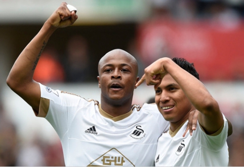 The best "Premier" league player of the month - A. Ayew