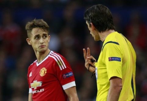 A. Januzaj scored his first goal in a match dedicated to the refugee crisis