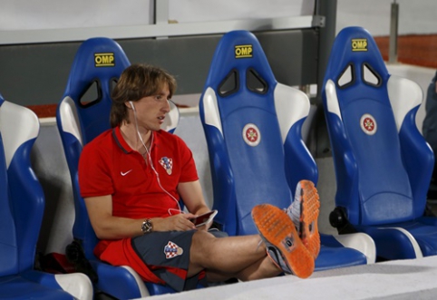 L. Modric hopes to escape onto the field in the match against PSG