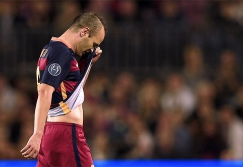 A. Iniesta will not be able to help the "Barcelona" team for 2-4 weeks.