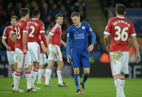 "Leicester" and "Man Utd" match ended in a draw, "Man City" returns to the leader position (VIDEO)