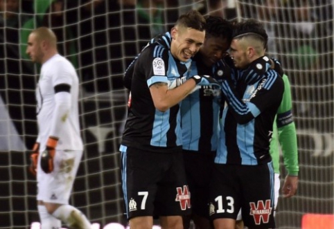 Ligue 1: "Marseille" defeated "Saint-Etienne", "GFC Ajaccio" won for the fourth time in a row