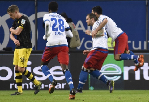 "Borussia" ran out of steam: three goals missed and lost to "Hamburger" team (VIDEO)