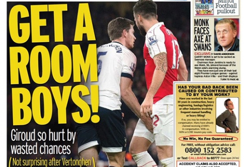 "Arsenal" - "Tottenham" echoes: broken toilet and J. Vertonghen's "inspection" (PHOTO)