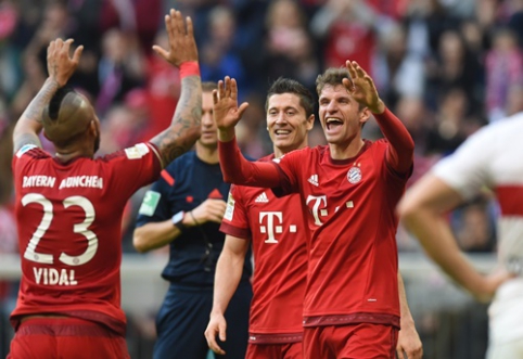 "Bayern" had no trouble with "Stuttgart", "Wolfsburg" and "Bayer" experienced setbacks (VIDEO)