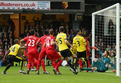 Playing in front of their own viewers, "Watford" crushed "Liverpool" (VIDEO)