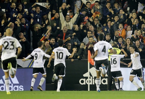 During the match between "Valencia" and "Barcelona" the most dedicated fan was lost